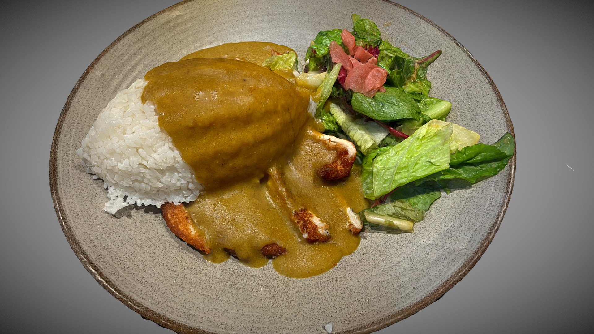 Wagamama katsu curry photogrammetry Buy Royalty Free 3D model by Alex Tench (alex.harvey