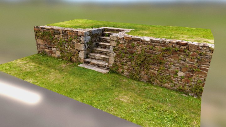Colorfull Medieval Steps - Fougères Castle – Modello 3D gratuito STL