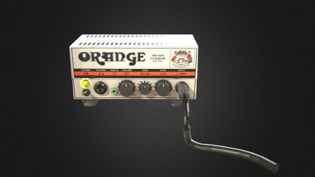 Orange Micro Terror 3D Model