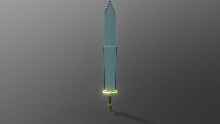 Animated Sword attack 3D Model