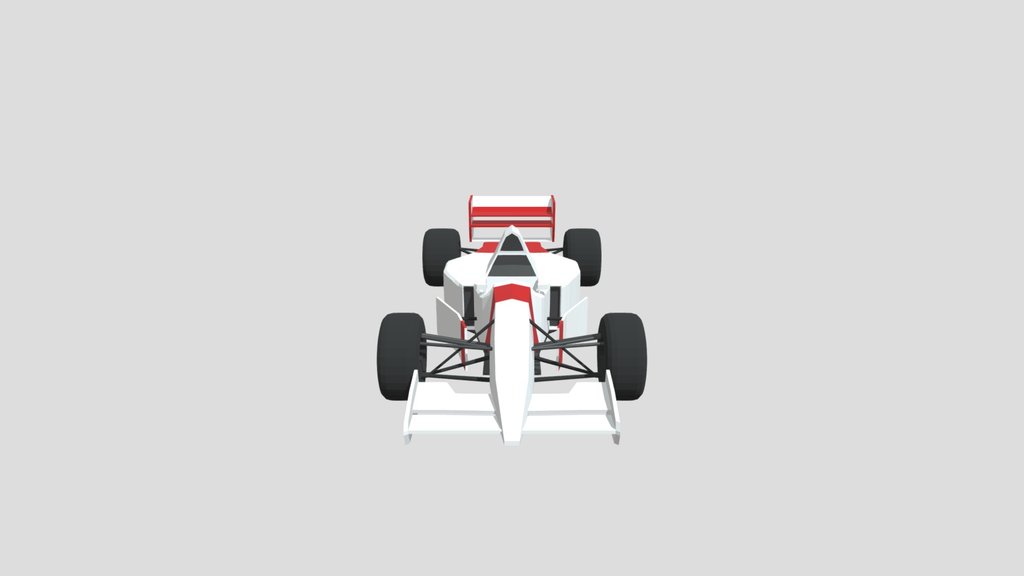 Low Poly Mclaren Mp4 8