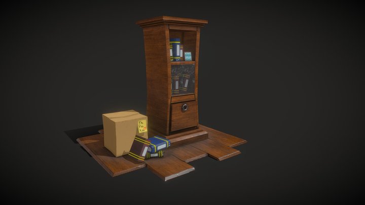 bookshelf 3D Model