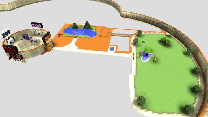 Seaworld - Zevacs Zoo - WIP v1 3D Model