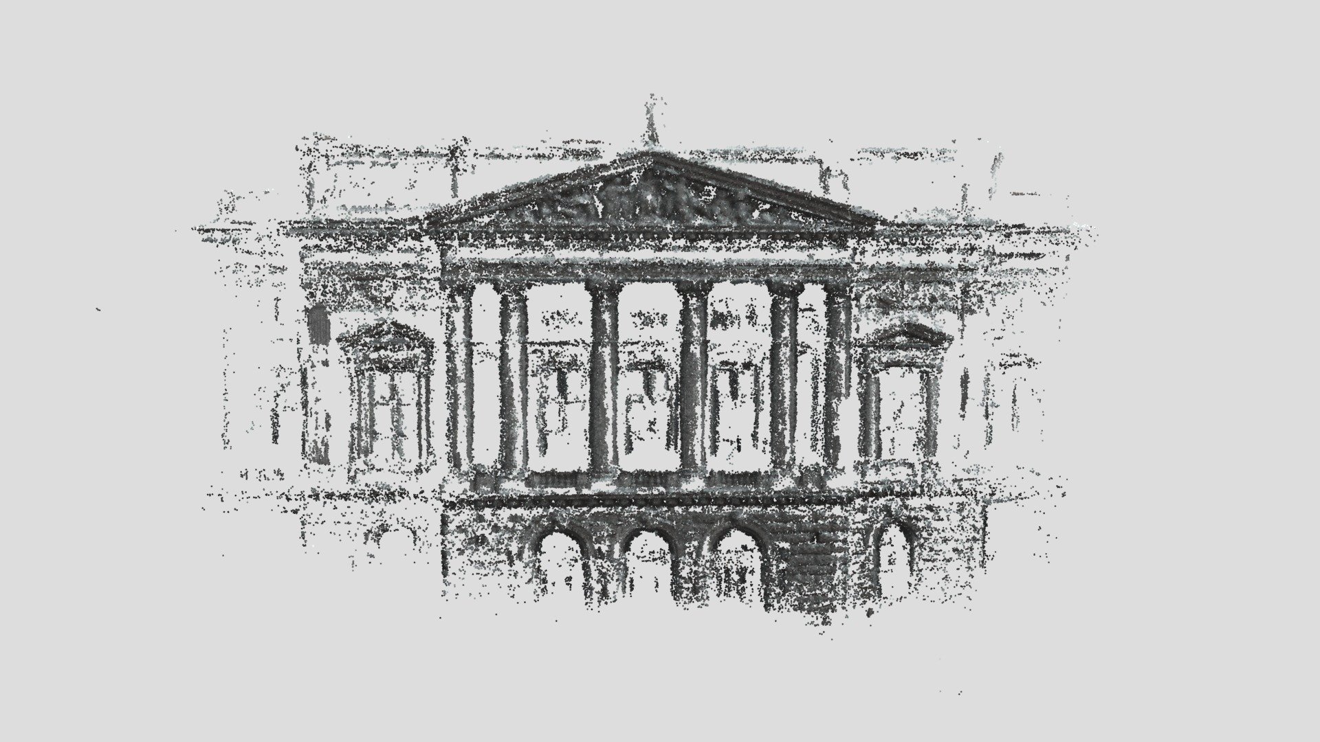 Hungarian National Theatre Facade #1