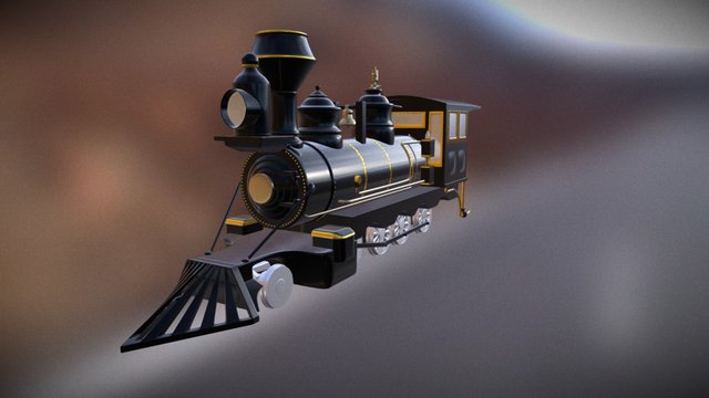 Steam Engine 3D Model
