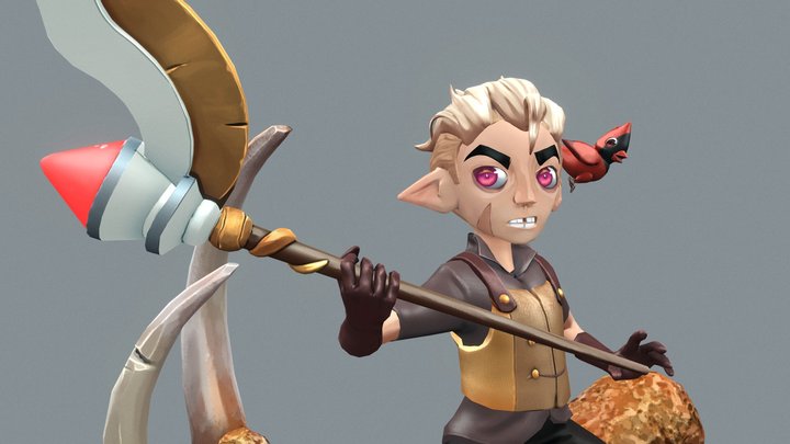 Hunter (The Owl House fanart) 3D Model