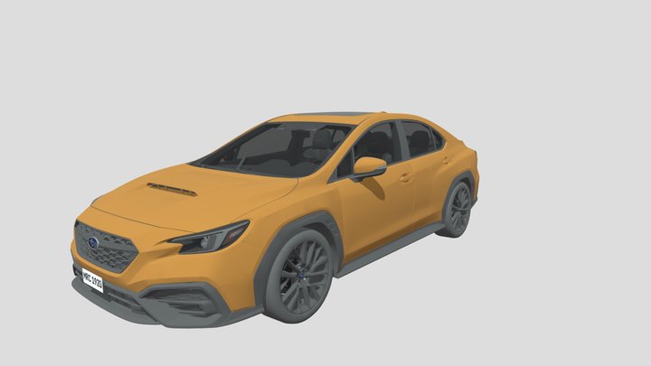 2022 Subaru Impreza WRX 3D Model