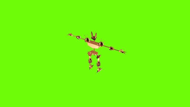 Breakdance Freezes 3D Model