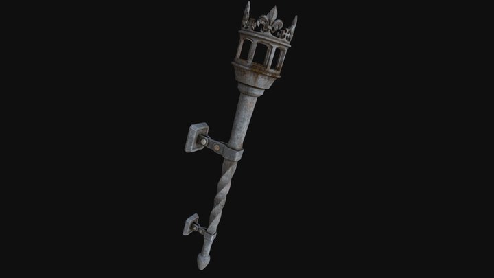 Medieval Torch - Free 3D Model