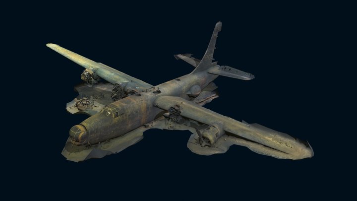 PB4Y-2 BuNo 59695 (1956) 3D Model