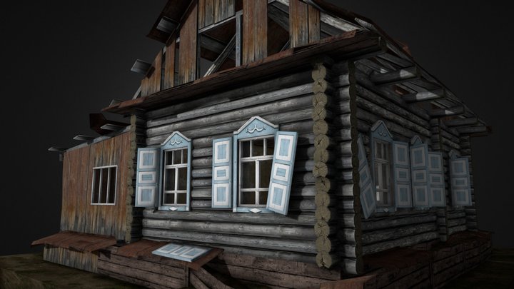 Old vilage house_LOD_0 3D Model