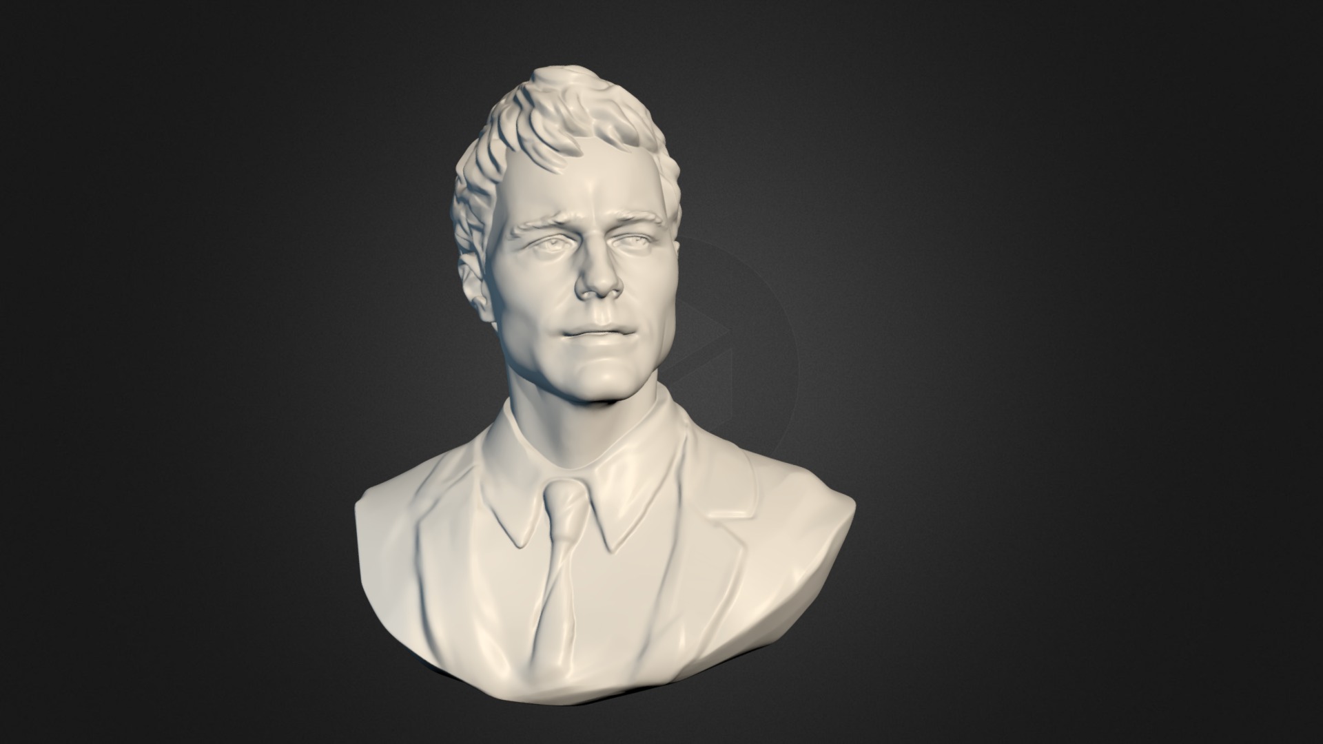 3D model D 80K - This is a 3D model of the D 80K. The 3D model is about a statue of a person.