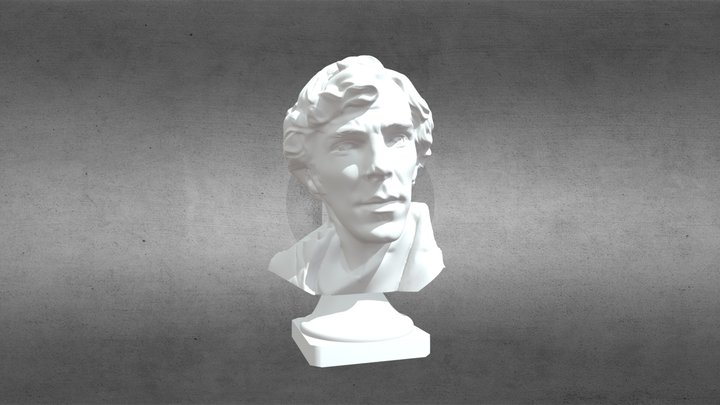 Sherlock Holmes Bust 3D Model