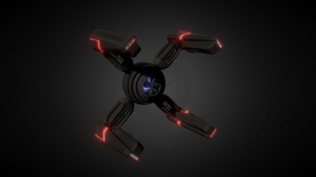 DRONE - Destructor 2046 3D Model
