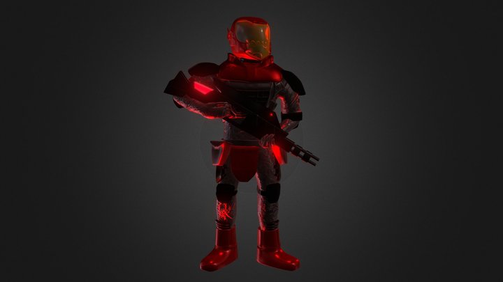 Meshal Achmad Budiman_Alienware_UAS_3D Scultping 3D Model