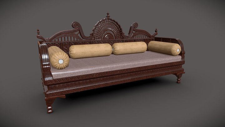 Royal Sofa 3D Model
