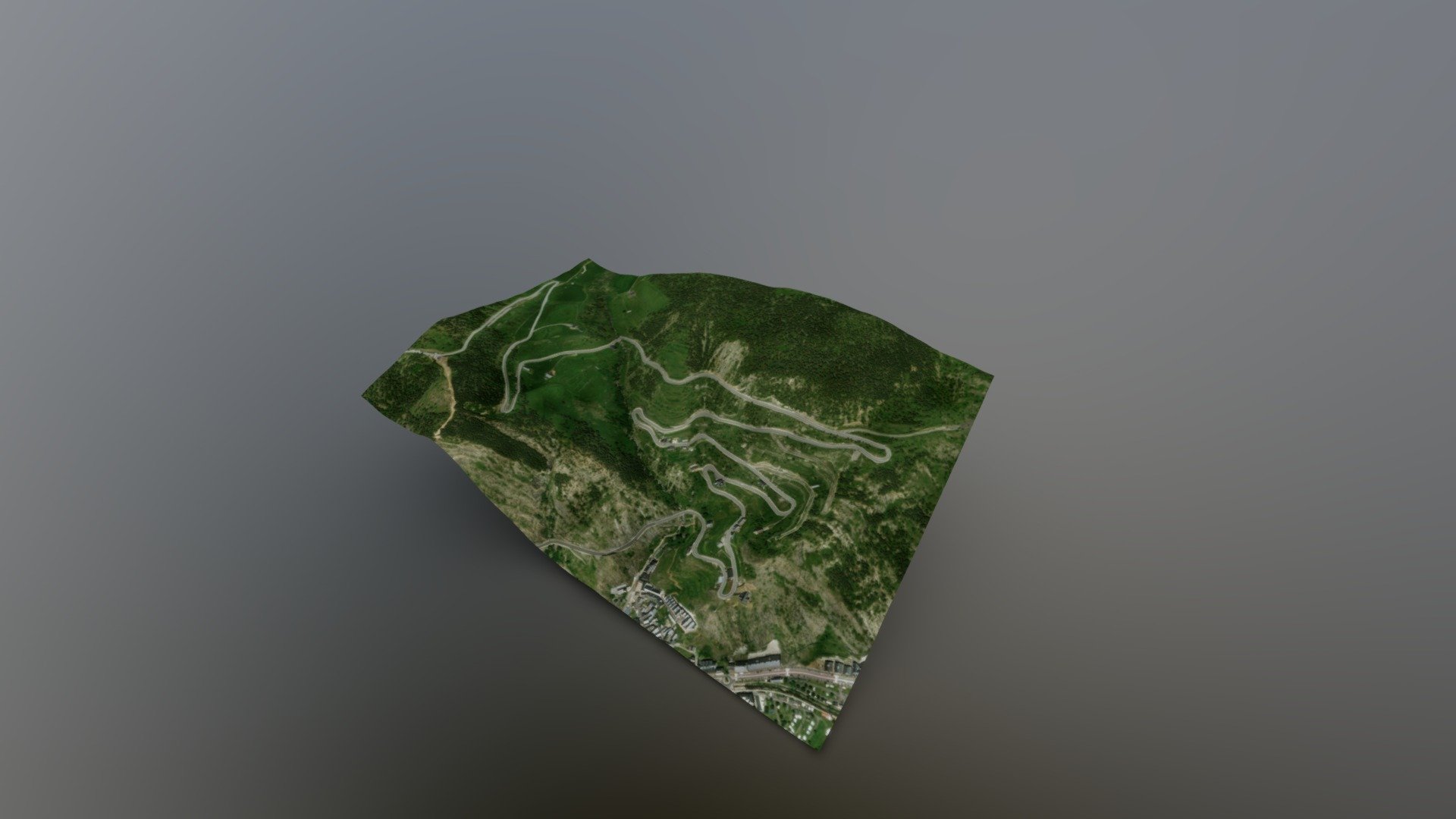 map: Map Test Near Andorra