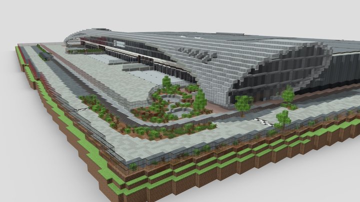Minecraft NewLogic III Tilburg 3D Model