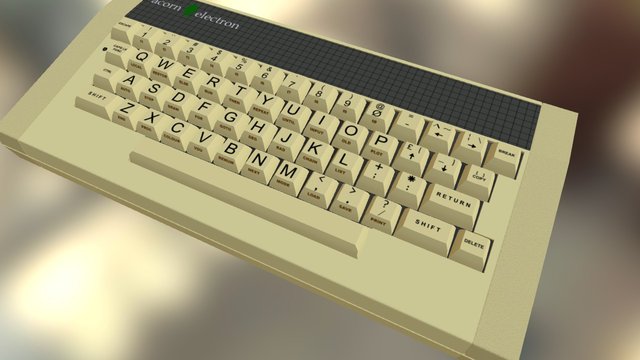 Acorn Electron 3D Model