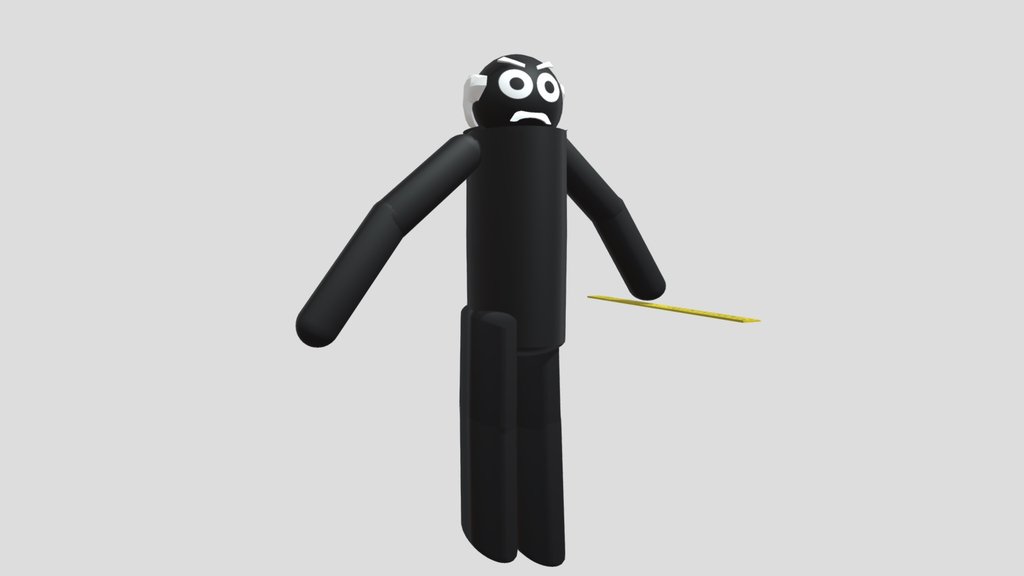 Stickman Teacher Neighbor Mesh For Sims 4 Studio