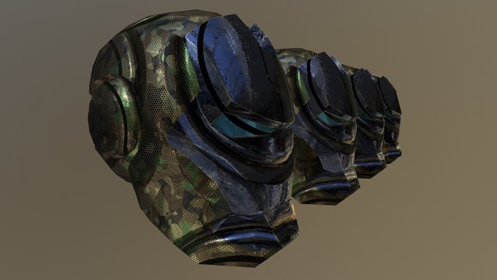 HeadGear :LOD Test 3D Model