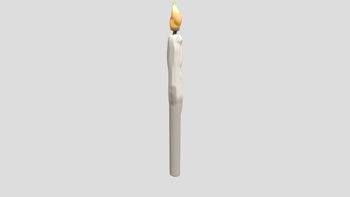 candle 3D Model