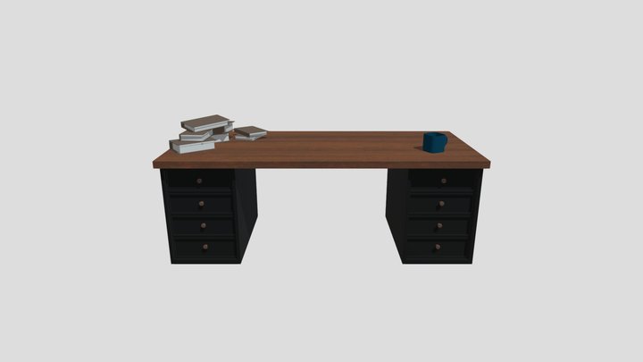 Desk 3D Model