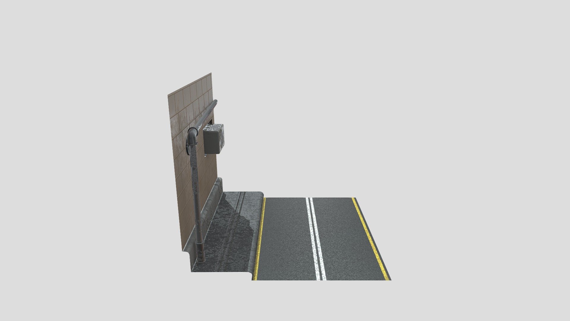 Alley - Download Free 3D model by CristianMellin [066639b] - Sketchfab