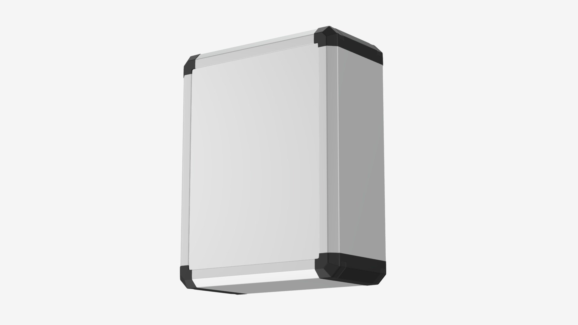 ALUMINUM CONTROL BOX - FC (Silver & Black) — Sketchfab embed 3D viewer