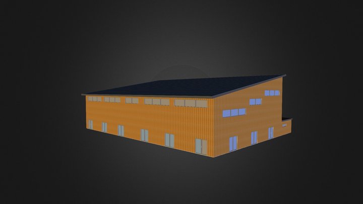 Sports Hall 3D Model