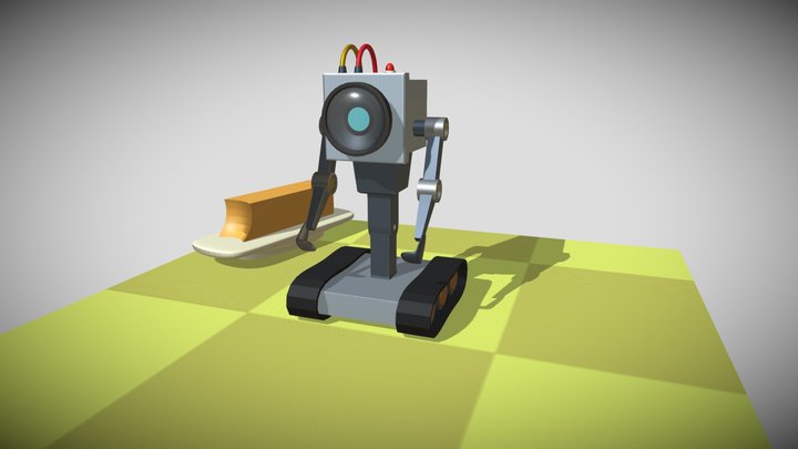 Rick and Morty: Butter robot 3D Model