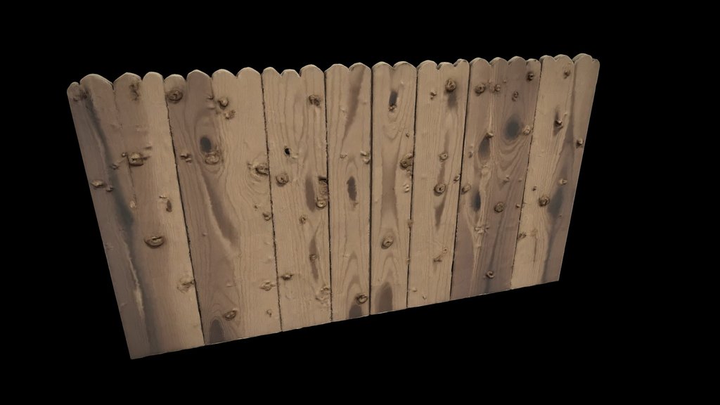 wooden fence