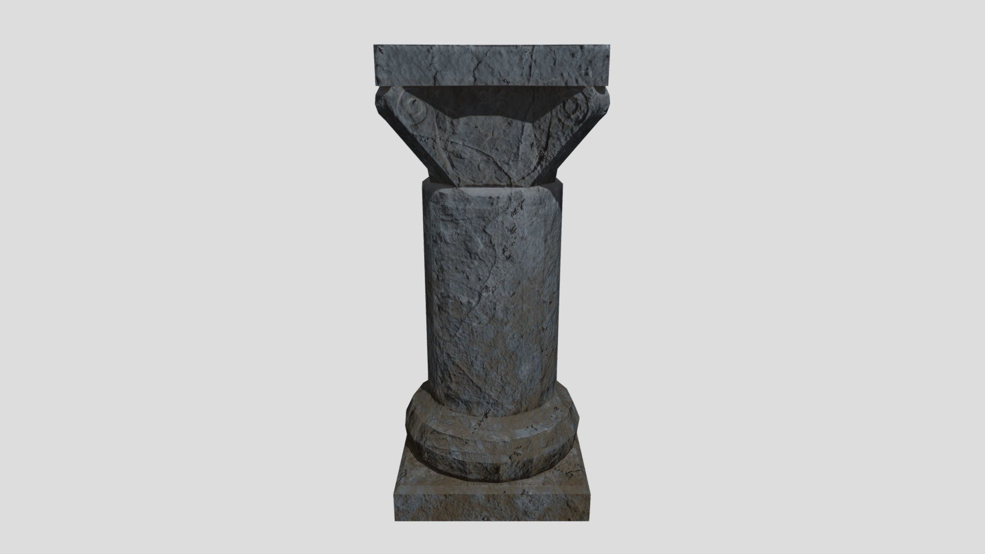 Stone pedestal - Download Free 3D model by acevandort [0667722] - Sketchfab