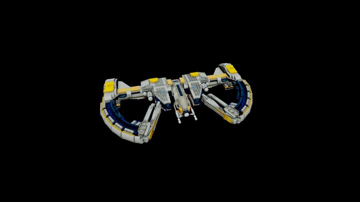 Cain's Decarian - Lego Airship Design 3D Model