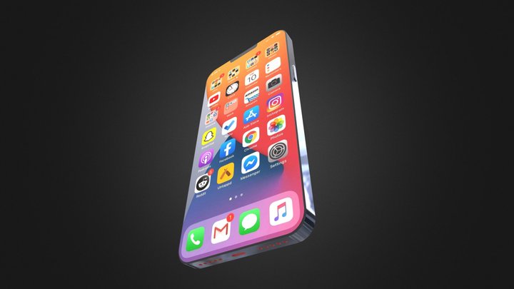 Iphone 14 plus 3D Model