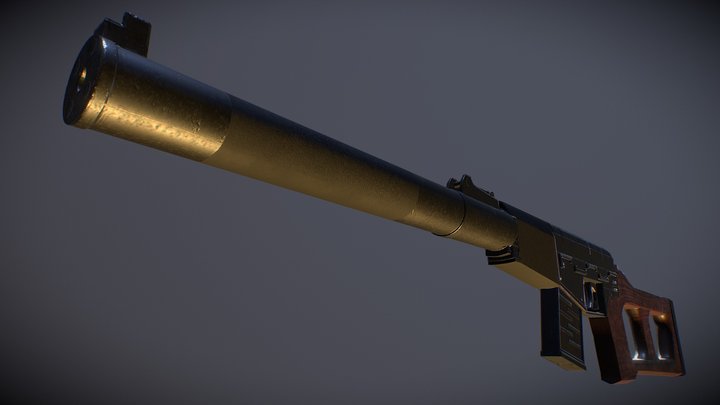 VSS Vintorez 3D Model