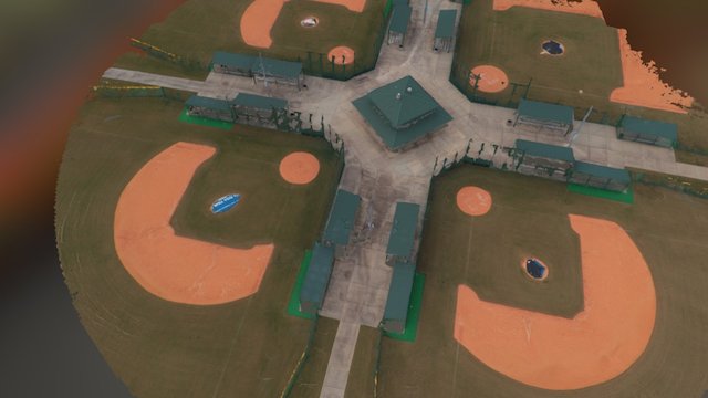 Baseball Fields 3D Model