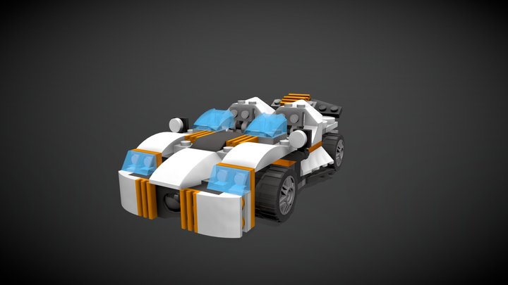 Lego Future Flyers Car 3D Model