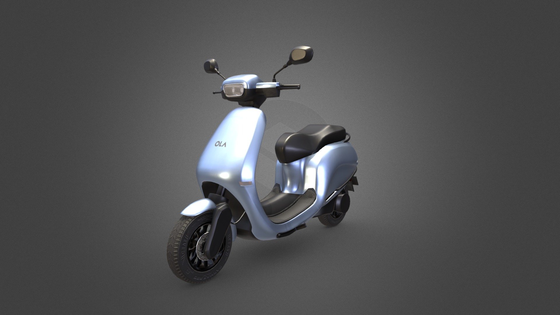 Ola Electric Scooter Blue Color Download Free 3d Model By