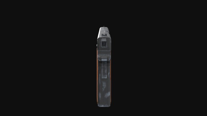American 1911 Colt Pistol 3D Model
