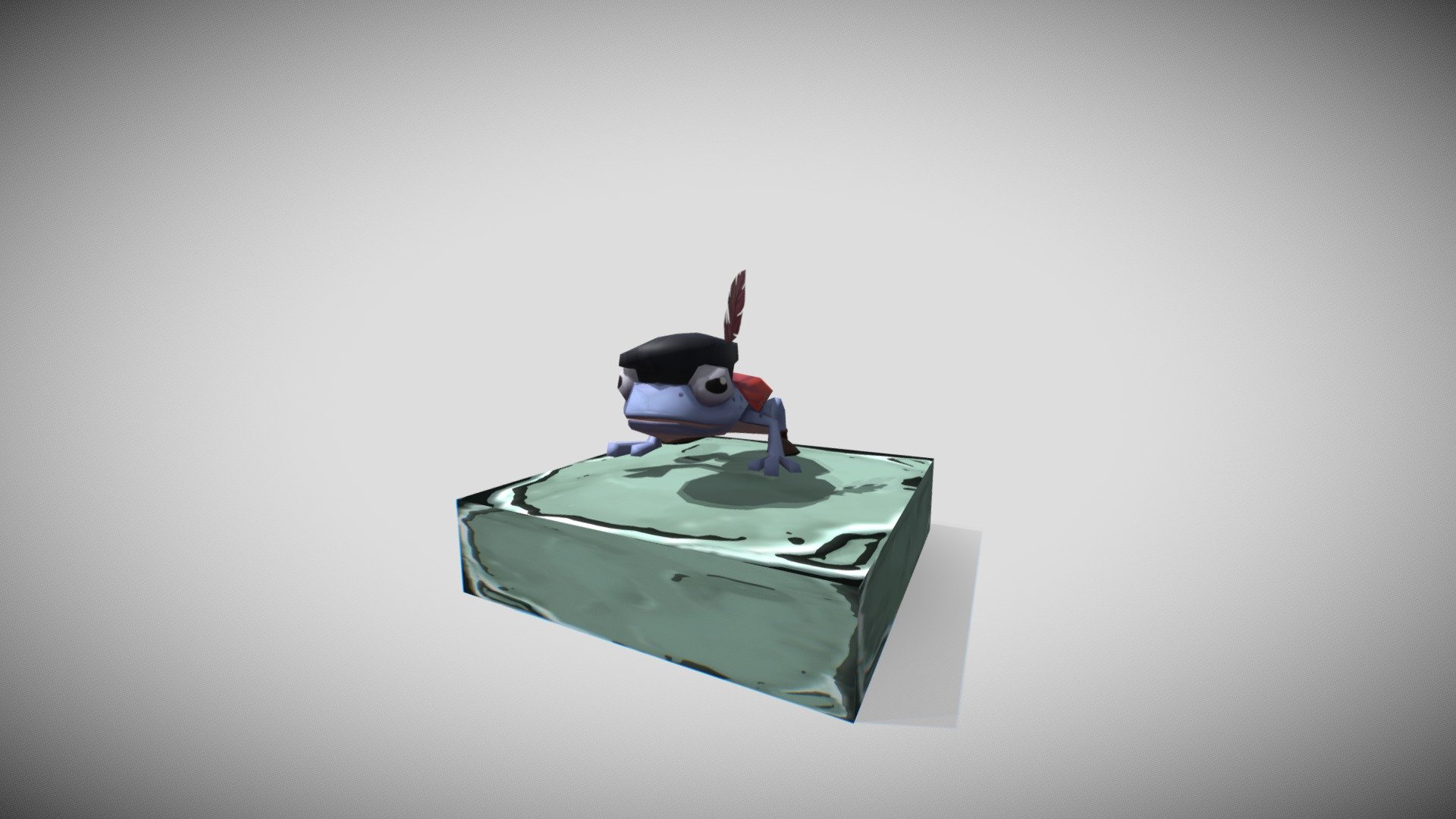 Ted the frog - 3D model by Diego.Almeida.Santos [066b73d] - Sketchfab