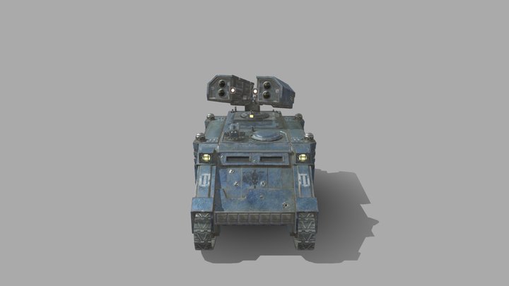 Whirlwind Space Marine 3D Model