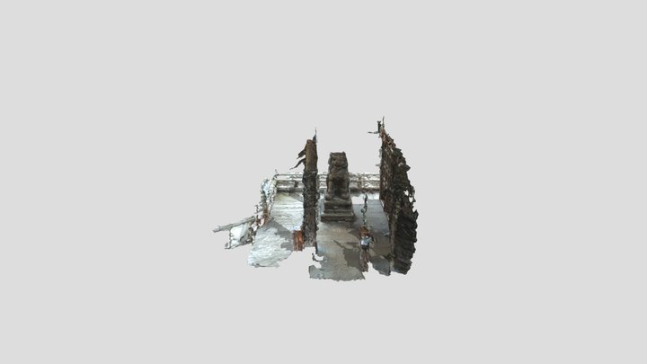 230906_Komainu2-yugami_simplified_3d_mesh 3D Model