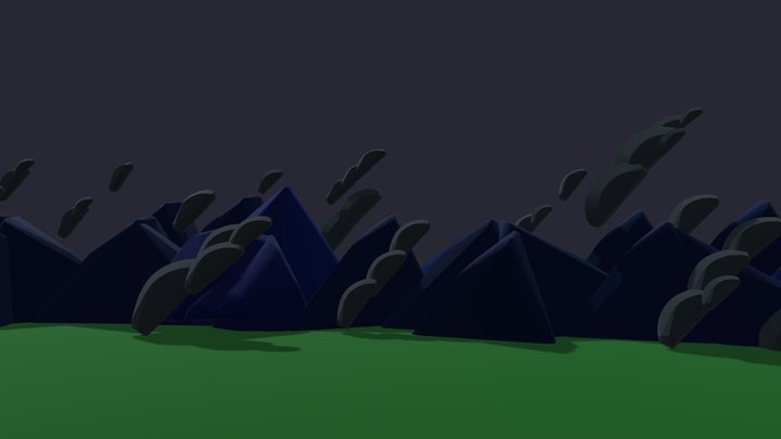 Mountains 3D Model