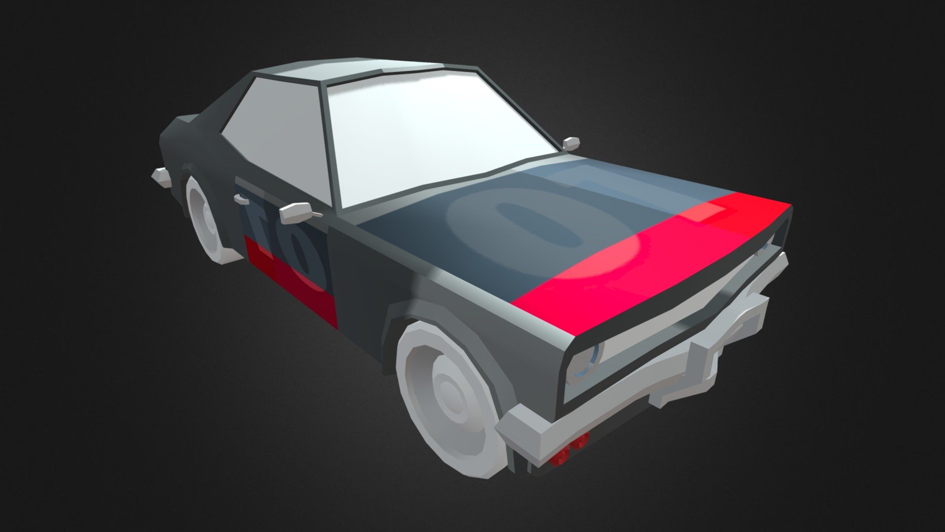 Low poly cars