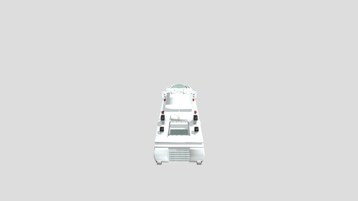 White Ferry 3D Model M2M 3D Model