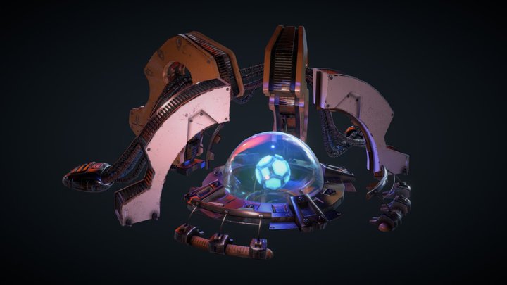 Sci-Fi Reactor 3D Model
