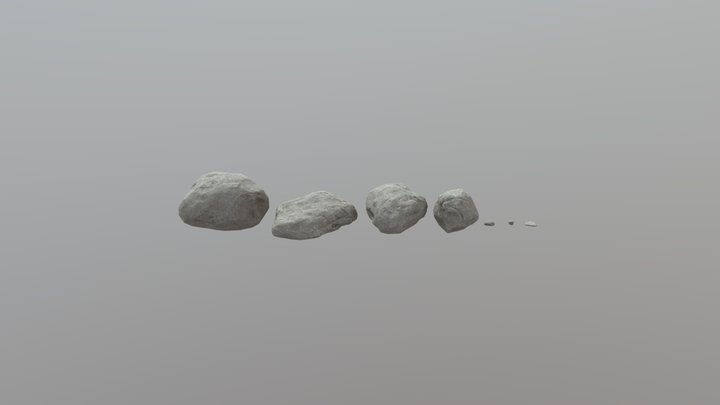 rock set 3D Model