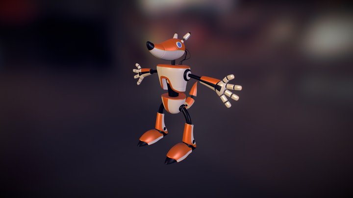 Robo Fox 01 3D Model