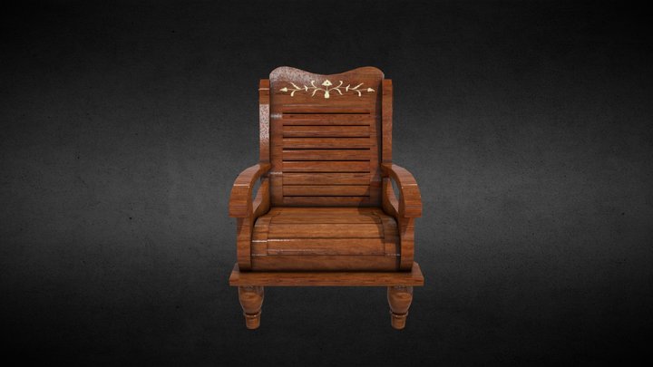 Banha Sofa 1 Seater 3D Model